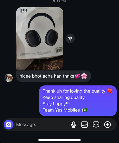 2 P9 Pro max Apple Headphones!