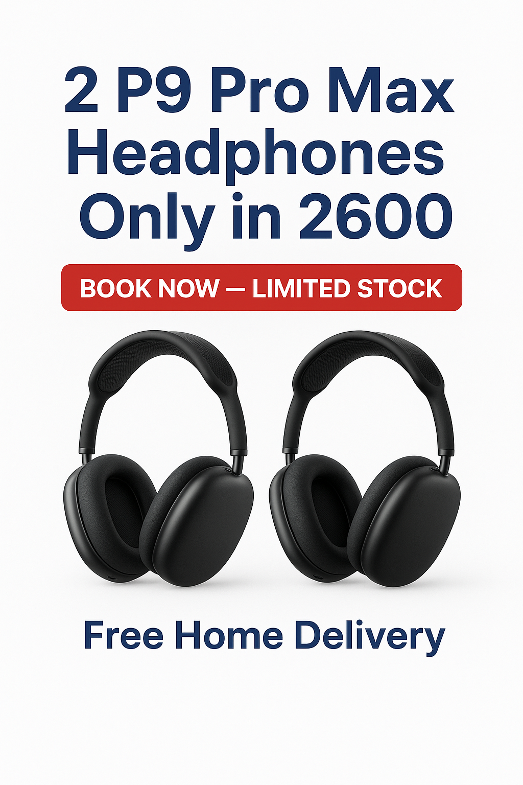 2 P9 Pro max Apple Headphones!